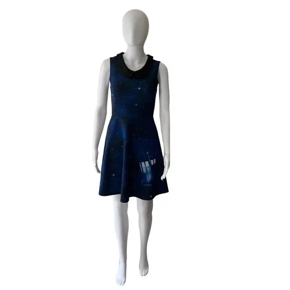 Doctor Who Blue Dress Size: Small       #029-0854 - Picture 3 of 11